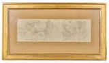 Psyché devant Vénus by Alexandre-Évariste Fragonard, Crayon noir, sold Jan 2026