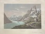 La Mer de Glace by Jakob Suter, Aquatinte, sold Nov 2025
