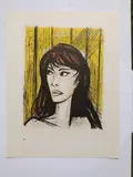 Rita by Bernard Buffet, 1967, Lithographie sur papier Edition Mourlot, sold Nov 2025