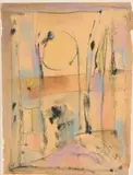 Citron soleil " by Hans Reichel, 1955, Aquarelle, sold Oct 2025
