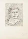 Portrait d'homme by Pierre Tal-Coat, Lithographie signée, sold Sep 2025