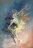 La Danse by Jules Chéret, Pastel, sold Oct 2017