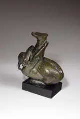 Jeune fille les jambes en l'air by Georges Oudot, Epreuve en bronze, sold Oct 2017