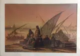 Les barques sur le Nil au Caire by Amadéo Preziosi, Lithographie signée en bas à gauche et numérotée, sold Jul 2017