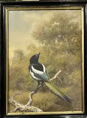 Pie by Ellis Rowan, Fusain et gouache, sold Dec 2025
