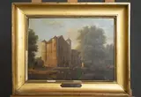 Le château de la reine Blanche en 1820 by Auguste Tiersonnier, Toile, sold Nov 2025