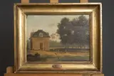 Pavillon à Chantilly by Louis-Auguste Gérard, 1825, Toile, sold Nov 2025
