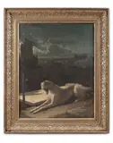 Fidélité by Alfred de Dreux, Toile d'origine, de Ottoz, sold Nov 2025