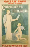 Centenaire de la lithographie - Octobre novembre 1895 Galerie Rapp champ de mars by Pierre Puvis de Chavannes, Affiche lithographique imprimée par Lemercier, sold Nov 2025