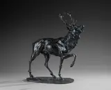 Cerf bramant, 1999 [2000] by Hadrien David, Épreuve en bronze à patine brune, sold Nov 2025