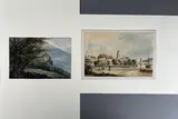 Paysage au château. 1829 by Eugène Ciceri, 1832, Aquarelle signée et datée en bas à droite, sold Nov 2025