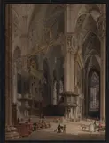 Intérieur d'une cathédrale by Luigi Bisi, Aquarelle, sold Nov 2025