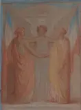 Allégorie de la République française by Jean-François Brémond, Pastel, sanguine, mis au carreau sur papier bleu, sold Nov 2025
