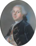 Portrait d'homme en buste de trois-quarts vers la gauche by Louis Vigée, Pastel sur papier, sold Nov 2025