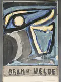 Composition en couleur by Bram van Velde, Affiche lithographique (avant la lettre) signée au crayon en bas à droite, sold Apr 2024