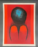 Composition by Witold Kazanowski, 1972, Lithographie numérotée, sold Apr 2024
