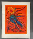 Composition by Gustave Singier, Lithographie numérotée, sold Apr 2024