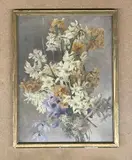 Bouquet de fleurs, Nice by Maria Teresa Hegg, Aquarelle sur papier, sold Apr 2024