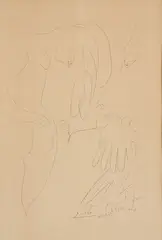 Deux personnages by Pablo Picasso, Lithographie, sold Mar 2024