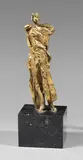 Personnage by Anna Stein, Épreuve en bronze doré, sold Apr 2025
