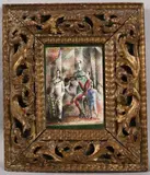 Au cirque, les clows by Serge Férat, Gouache, sold Apr 2025
