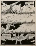 Nosferatu, planche by Philippe Druillet, Encre de Chine, crayon, feutre et gouache sur papier, sold Dec 2024