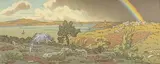 L'arc-en-ciel, créé en 1901 by Henri Rivière, Lithographie couleurs, sold Dec 2024