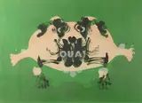 Oua by Jean-Robert Ipoustéguy, 1966, Lithographie en couleurs, sold Dec 2024