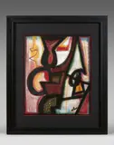 Sans titre by Jean-Michel Atlan, 1955, Pastel, sold Dec 2024