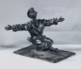 Danseur russe by Boris Frödman-Cluzel, Épreuve en bronze patiné, sold Dec 2024