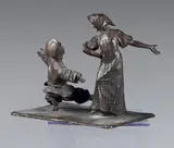 Couple de danseurs russes by Boris Frödman-Cluzel, 1911, Épreuve en bronze patiné, sold Dec 2024