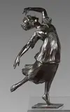 Isadora Duncan dansant by Boris Frödman-Cluzel, 1910, Épreuve en bronze patiné, sold Dec 2024