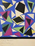 Composition pour le centenaire de l’imprimerie Mourlot by Henri Matisse, 1953, Lithographie en couleurs sur papier, sold Jun 2025