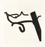 Ligne indéterminée, c. 1990 by Bernar Venet, Gravure et aquatinte sur papier, sold Jun 2025