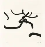 Ligne indéterminée, c. 1990 by Bernar Venet, Gravure et aquatinte sur papier, sold Jun 2025