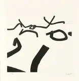 Ligne indéterminée, c. 1990 by Bernar Venet, Gravure et aquatinte sur papier, sold Jun 2025