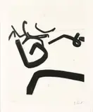 Ligne indéterminée, c. 1990 by Bernar Venet, Gravure et aquatinte sur papier, sold Jun 2025