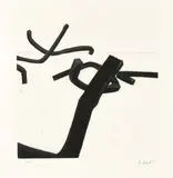 Ligne indéterminée, c. 1990 by Bernar Venet, Gravure et aquatinte sur papier, sold Jun 2025