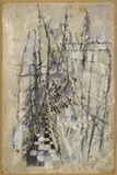 Composition by Maria Helena Vieira da Silva, 1950, Gouache, aquarelle et crayon sur papier, sold Nov 2024