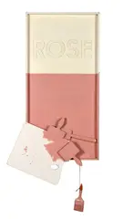 Rose by Claude Gilli, Huile et collage sur panneau, sold Nov 2024