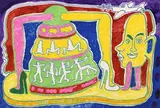 Sans titre by Yvon Taillandier, Gouache sur papier, sold Nov 2024