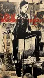 Struggle 2 by WK Interact, 2013, Acrylique, collage et sérigraphie sur bois, sold Jun 2024