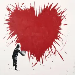 Déclaration by Di Lorenzo, 2007, Acrylique, peinture aérosol et pochoir sur toile, sold Jun 2024