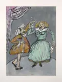 La servante maîtresse by Antonio Seguí, 1996, Pastel gras sur papier, sold May 2024