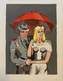 De la série des passants by Jean Hélion, Lithographie en couleurs sur papier, sold Apr 2024