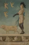 Pornokrates by Félicien Rops, Gravure et aquatinte sur papier, sold Apr 2024
