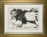Le coq by Édouard Pignon, Encre, lavis d'encre et collage sur papier, sold Feb 2024