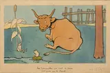La grenouille qui veut se faire aussi grosse que le bœuf by Benjamin Rabier, Encre et aquarelle sur papier, sold Apr 2026