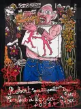 Robert "pouêt pouêt" by Robert Combas, 1984, Affiche, impression (offset) pour une exposition de l'artiste à l'Arca du, sold Apr 2026