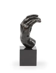 Main droite n°07, petit modèle by Auguste Rodin, Bronze à patine brune nuancée de vert, sold Mar 2026